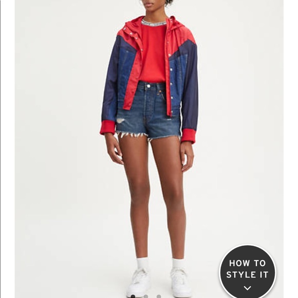 levi’s 501 high rise shorts size 29 - Picture 3 of 3